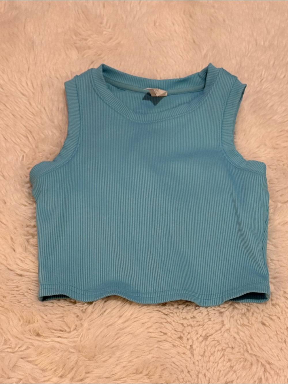 Xersion Girls' Ribbed Tank Top - Blue